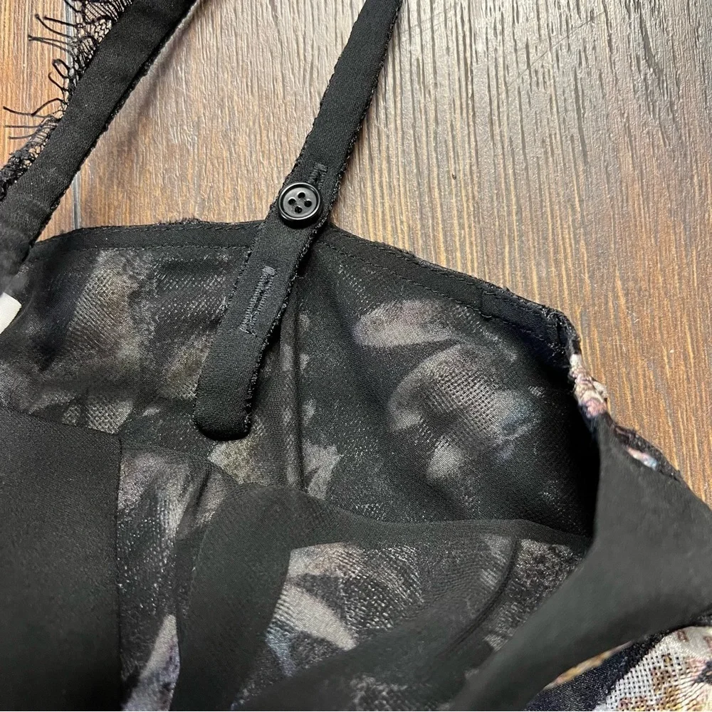 NWT Diane Von Furstenberg Margarit Printed Slip Dress, Army of Hearts SZ 6 - Picture 7 of 10